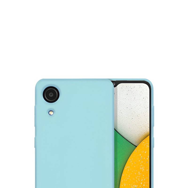 Helmet Case Liquid Silicone Samsung A03 Core, Blue