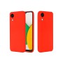 Helmet Case Liquid Silicone Samsung A03 Core, Red