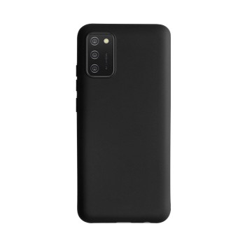 Helmet Case Liquid Silicone Samsung A03s, Black