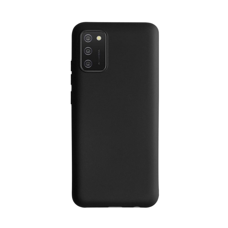 Helmet Case Liquid Silicone Samsung A03s, Black