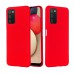 Helmet Case Liquid Silicone Samsung A03s, Red