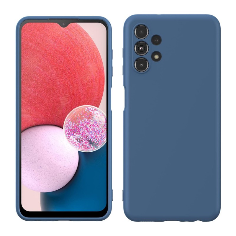 Helmet Case Liquid Silicone Samsung A13, Blue