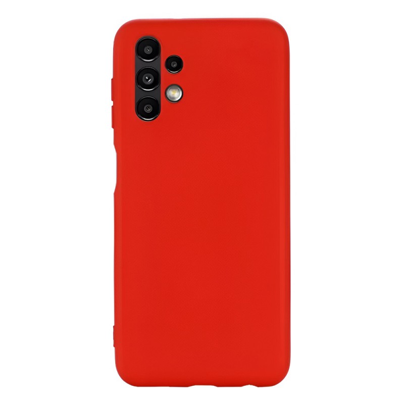 Helmet Case Liquid Silicone Samsung A13, Red