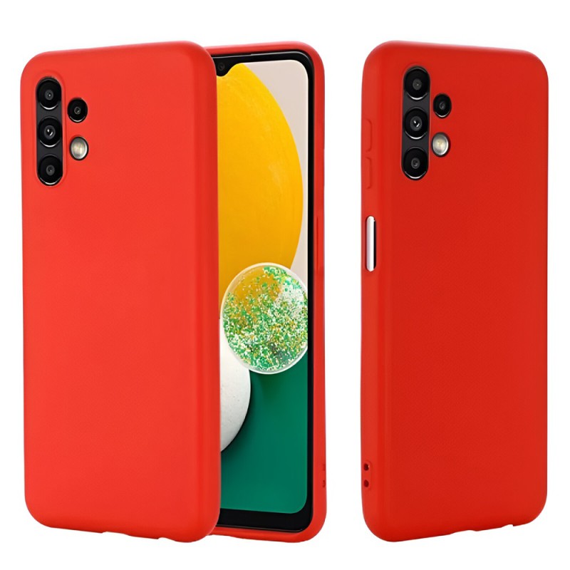 Helmet Case Liquid Silicone Samsung A13, Red