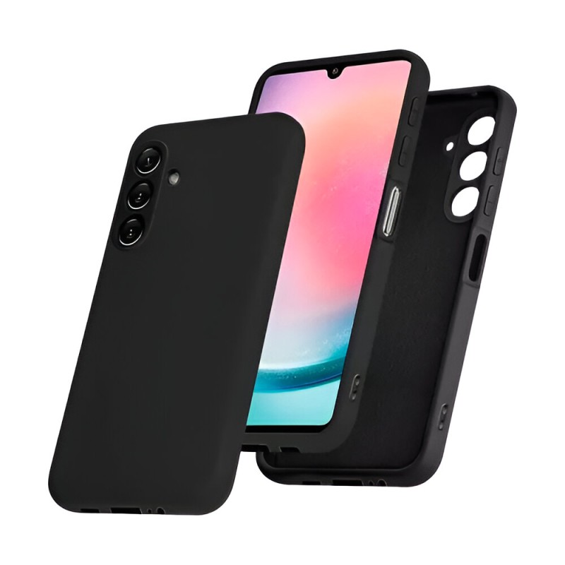 Helmet Case Liquid Silicone Samsung A14, Black
