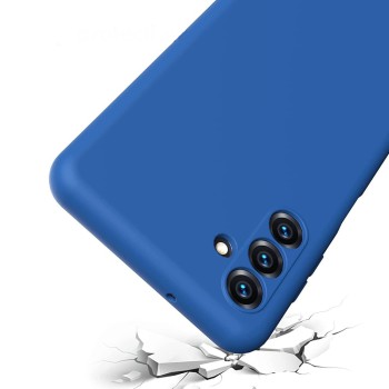 Helmet Case Liquid Silicone Samsung A14, Blue