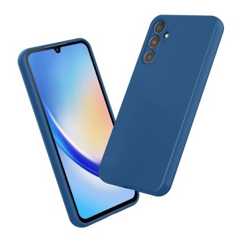 Helmet Case Liquid Silicone Samsung A24, Blue