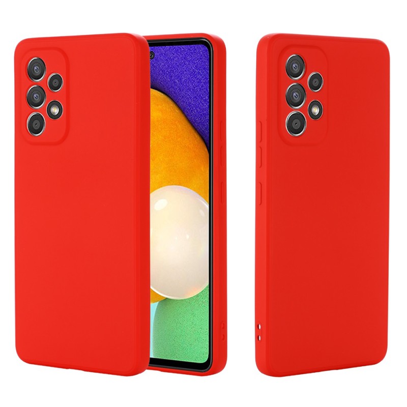 Helmet Case Liquid Silicone Samsung A33, Red