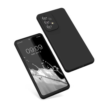 Helmet Case Liquid Silicone Samsung A53, Black