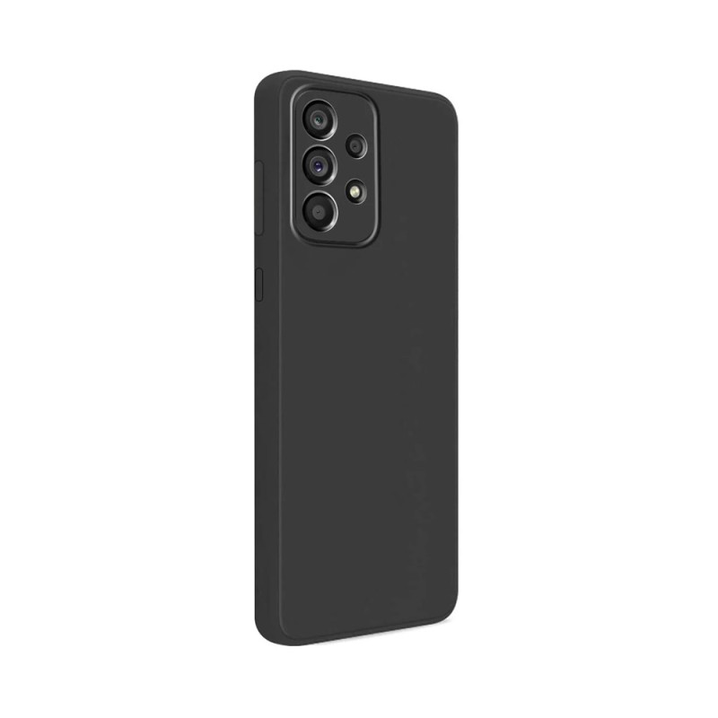 Helmet Case Liquid Silicone Samsung A73, Black