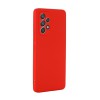 Helmet Case Liquid Silicone Samsung A73, Red