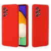 Helmet Case Liquid Silicone Samsung A73, Red