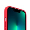 Helmet Case Liquid Silicone iPhone 13 Pro Max, Red