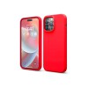 Helmet Case Silicone Soft Touch iPhone 14 Pro, Red