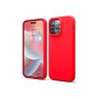 Helmet Case Silicone Soft Touch iPhone 14 Pro, Red