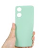 Helmet Case Liquid Silicone Oppo A58, Green