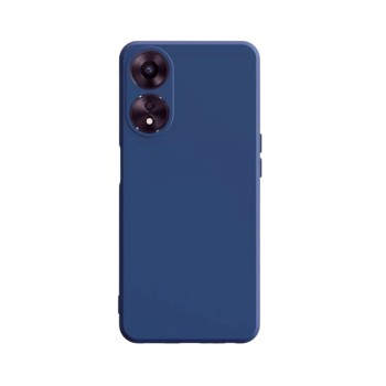 Helmet Case Liquid Silicone Oppo A78 4G, Blue