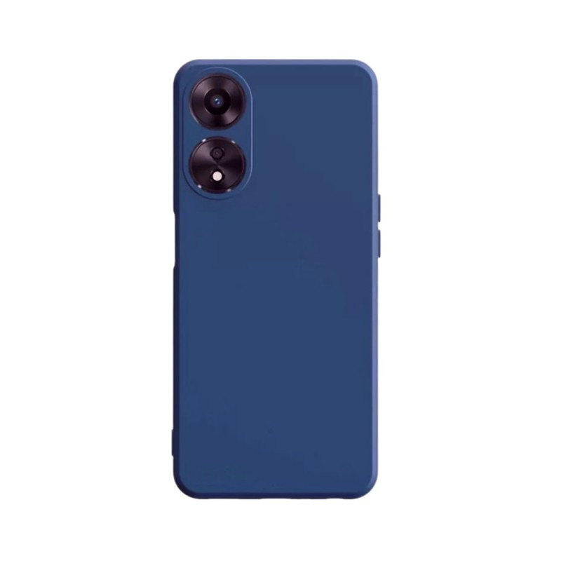 Helmet Case Liquid Silicone Oppo A78 4G, Blue
