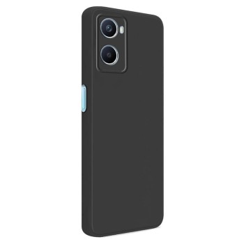 Helmet Case Liquid Silicone Oppo A96, Black