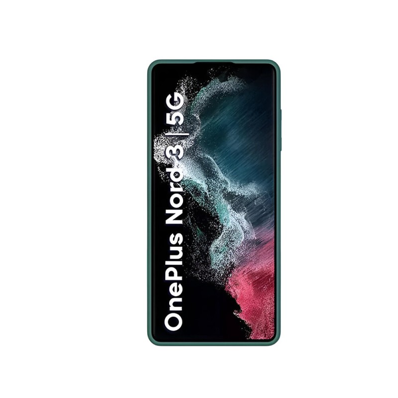Helmet Case Liquid Silicone OnePlus Nord 3, Green