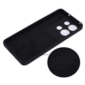 Helmet Case Liquid Silicone Oppo Reno 8 Pro, Black