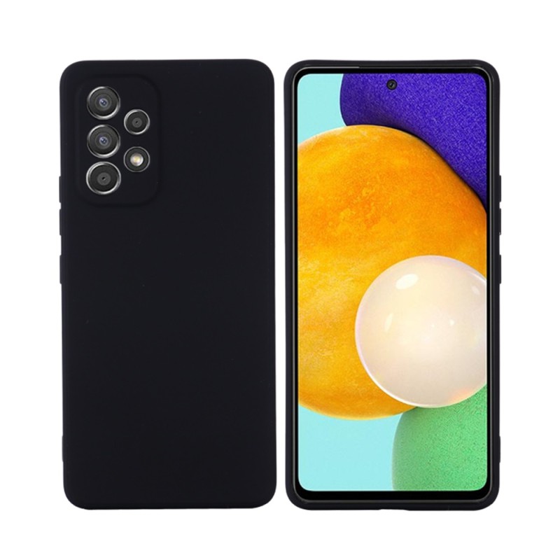 Helmet Case Liquid Silicone Samsung A54, Black