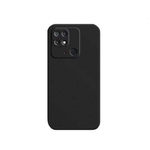 Helmet Case Liquid Silicone Redmi 10C, Black