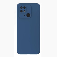 Helmet Case Liquid Silicone Redmi 10C, Blue