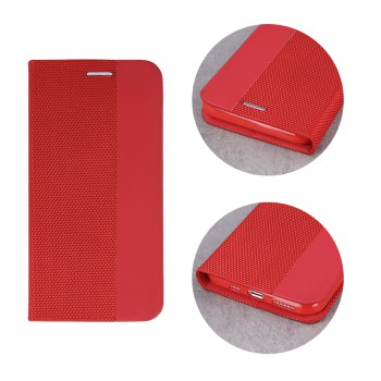 Helmet Case Shell Flip Nylon Samsung A13, Red