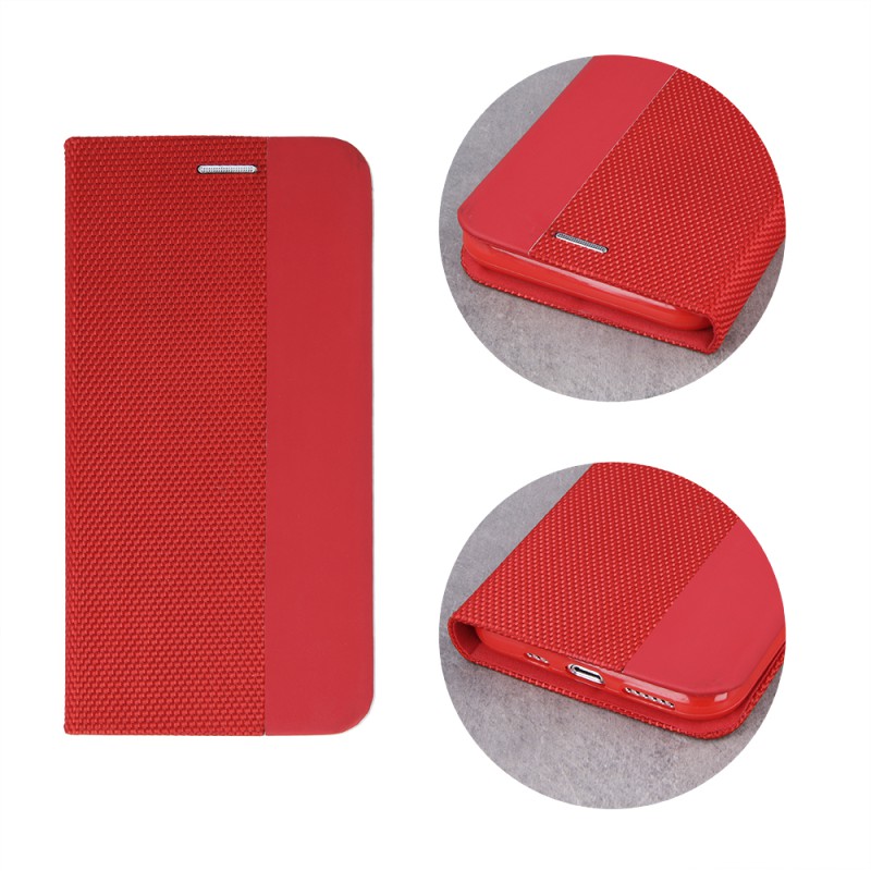 Helmet Case Shell Flip Nylon Samsung A13, Red