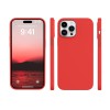 Helmet Case Silicone Soft Touch iPhone 14 Pro Max, Red