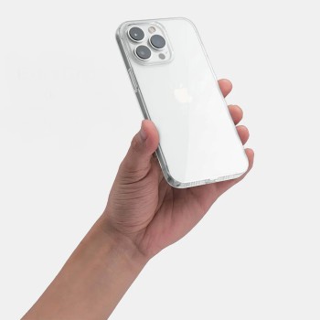 Helmet Case TPU Soft iPhone 15 Pro, Clear