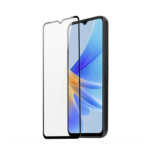 Helmet Diamond Glass 5D Oppo A17, Black