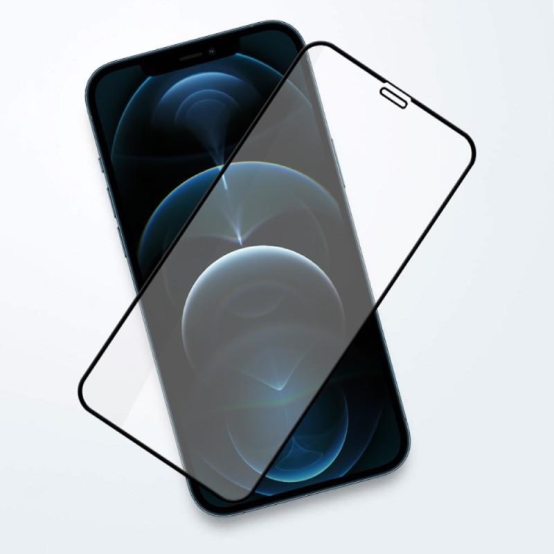 Helmet Diamond Glass 5D iPhone 12/12 Pro, Black