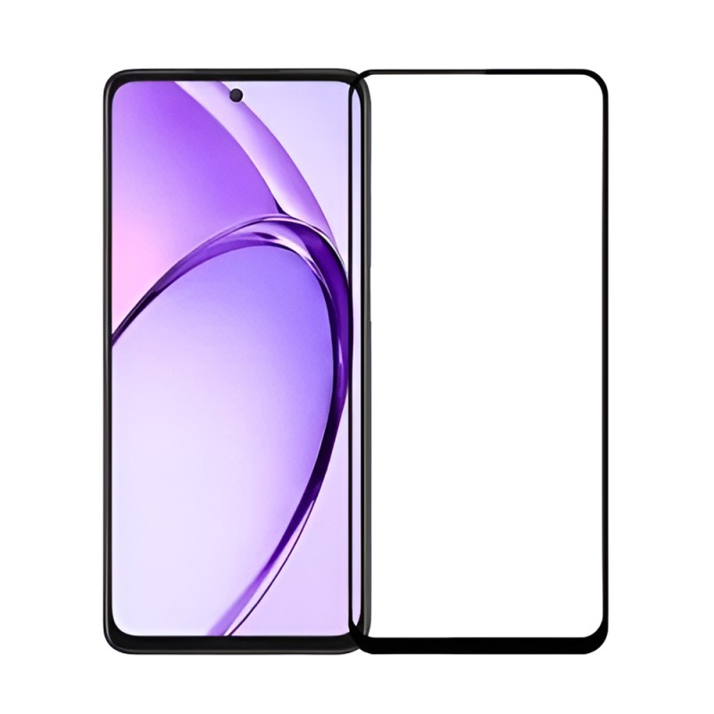 Helmet Diamond Glass 5D Oppo A80 5G, Black