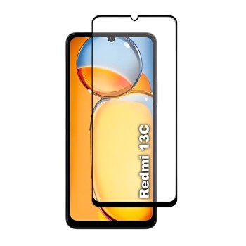 Helmet Diamond Glass 5D Redmi 13C, Black