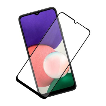 Helmet Diamond Glass 4D Samsung A22, Black