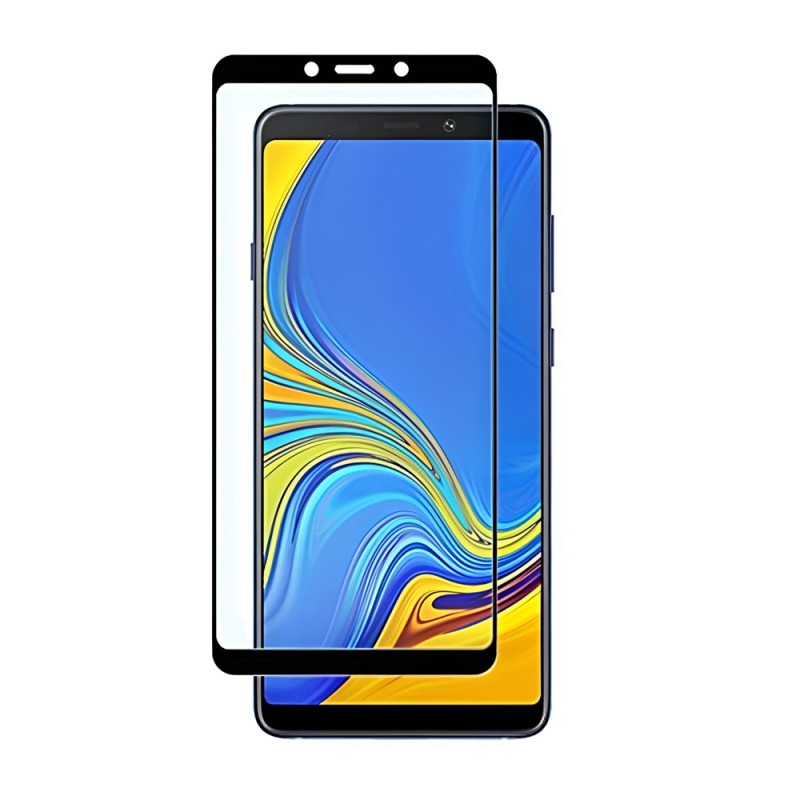 Helmet Diamond Glass 4D Samsung A9 (2018), Black