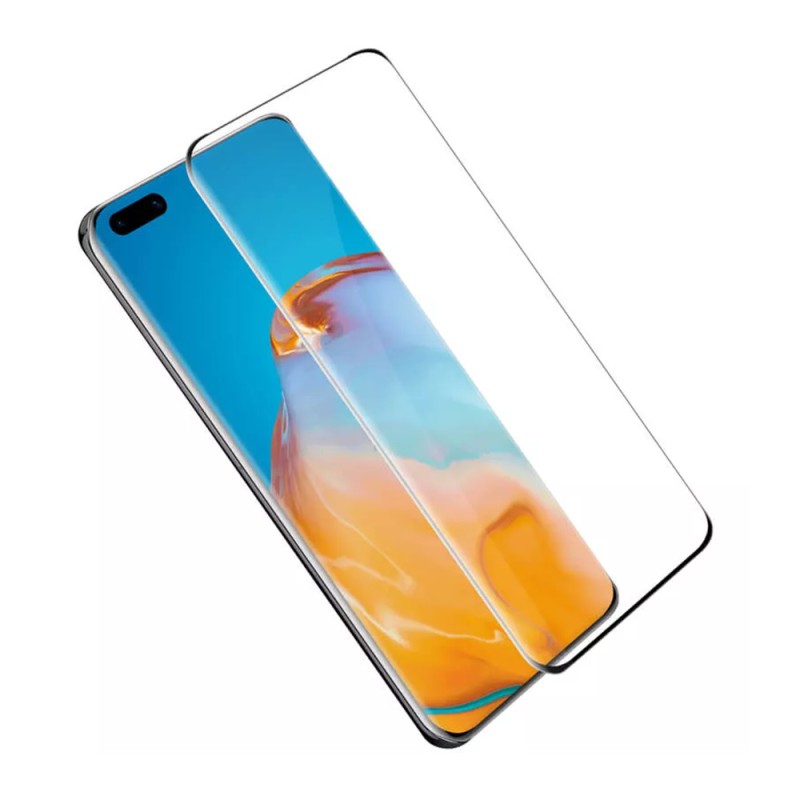 Helmet Diamond Glass 4D Huawei P40 Pro, Black
