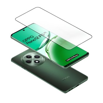Helmet Diamond Glass 5D Oppo Reno 12F/12FS, Black