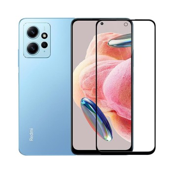 Helmet Diamond Glass 5D Redmi Note 12 4G/Note 9s/Pro/Max, Black