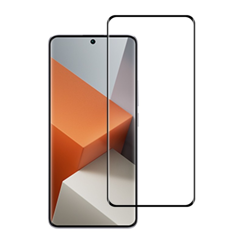 Helmet Diamond Glass 5D Redmi Note 13 Pro 4G, Black