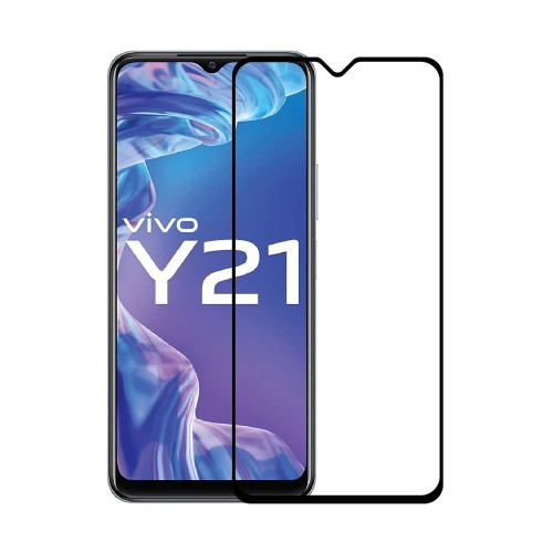 Helmet Diamond Glass 4D Vivo Y21, Black