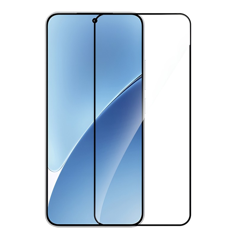 Helmet Diamond Glass 5D Xiaomi 15, Black Helmet Diamond Glass 5D Xiaomi 15, Black