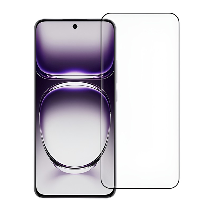 Helmet Diamond Glass 5D Oppo Reno 12, Black