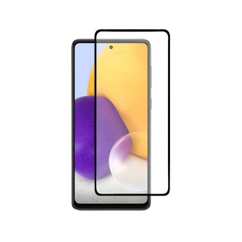 Helmet Diamond Glass 4D Samsung A73, Black