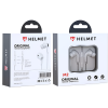 Helmet Earphones 3.5mm with Mic M2 Series, White 