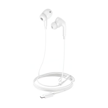 Helmet Earphones Lightning with Mic M2 Series, White