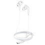 Helmet Earphones Type-C with Mic M2 Series, White