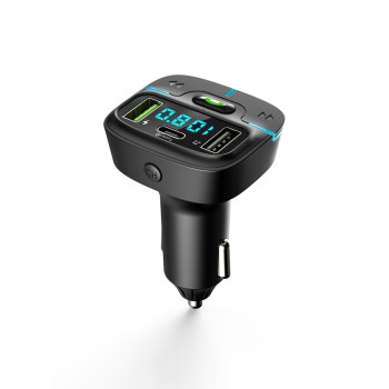 Helmet FM Transmitter with Car Charger G32, Black
